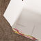 手作りされたアイボリー紙箱の折る空想のギフト用の箱ISO9001