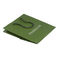 歪んだハンドルPPが付いているISO9001 SGSの緑のクラフトの紙袋