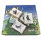注文CMYKはプラスチック皿が付いているボール紙の紙カードのゲームを印刷した