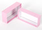 2mmの堅いボール紙のギフト用の箱のピンクは化粧品のための再生利用できる印刷した