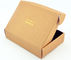 郵送の包装のためのハンドメイドの折り畳み式のクラフト紙箱